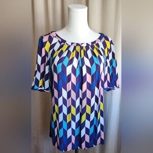 Boden (size 6) Bright Business Casual Blouse